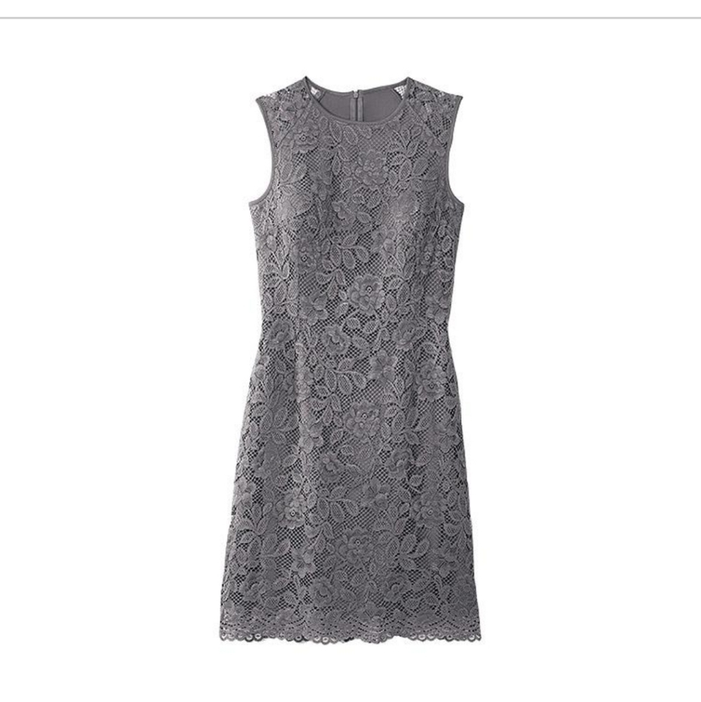 Metallic Lace Dress ..New